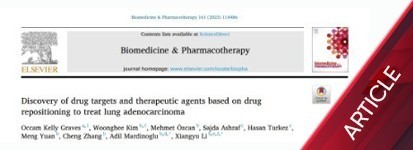 Discovery of drug targets and therapeutic agents based on drug repositioning to treat lung adenocarcinoma 