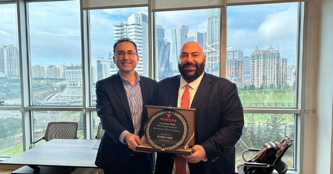 Main Consul of the United Kingdom in Istanbul and Undersecretary of Commerce for the Eastern Europe and Central Asia Network, Mr. Kenan Poleo visited Truslife.