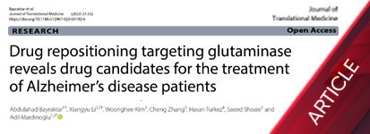 Drug Repositioning Targeting Glutaminase Reveals Drug Candidates for The Treatment of Alzheimer’s Disease Patients