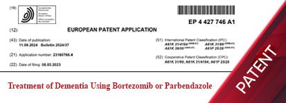 Treatment of Dementia Using Bortezomib or Parbendazole - EPO