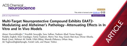 Multi-Target Neuroprotective Compound Exhibits EAAT2-Modulating and Alzheimer’s Pathology–Attenuating Effects in In Vitro and In Vivo Models